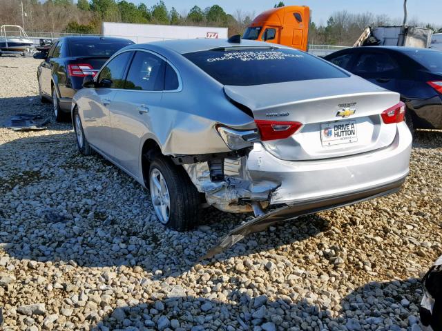 1G1ZB5ST5JF210199 - 2018 CHEVROLET MALIBU LS Silber Foto 3
