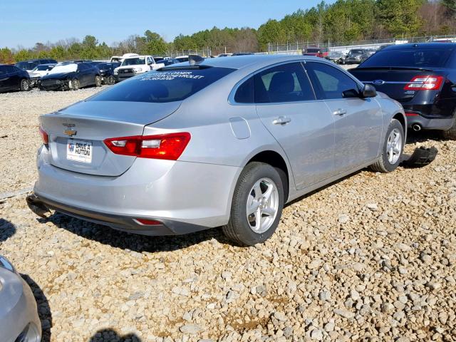 1G1ZB5ST5JF210199 - 2018 CHEVROLET MALIBU LS Silber Foto 4