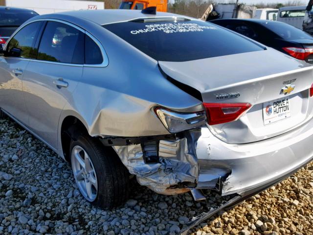1G1ZB5ST5JF210199 - 2018 CHEVROLET MALIBU LS Silber Foto 9