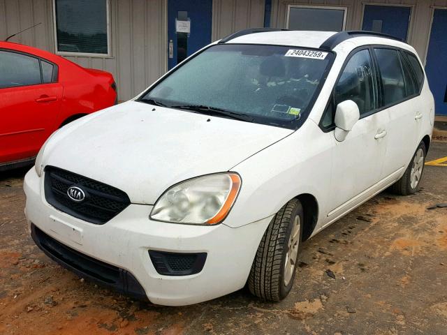 KNAFG526687146603 - 2008 KIA RONDO LX WHITE photo 2