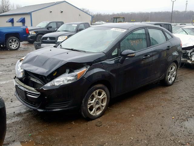 3FADP4BJ3GM179352 - 2016 FORD FIESTA SE BLACK photo 2