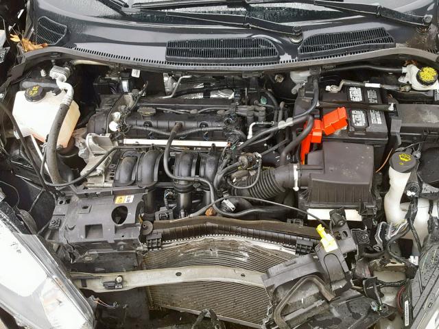 3FADP4BJ3GM179352 - 2016 FORD FIESTA SE BLACK photo 7