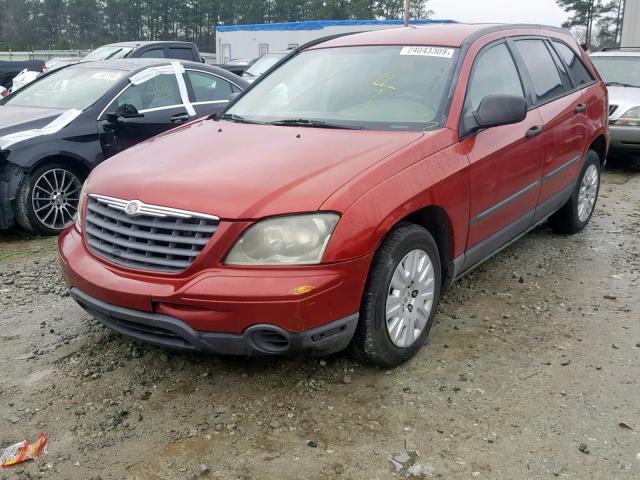 2A4GM48406R709232 - 2006 CHRYSLER PACIFICA RED photo 2