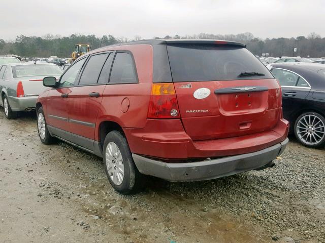 2A4GM48406R709232 - 2006 CHRYSLER PACIFICA RED photo 3