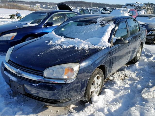 1G1ZT54815F334045 - 2005 CHEVROLET MALIBU LS ლურჯი ფოტო 2