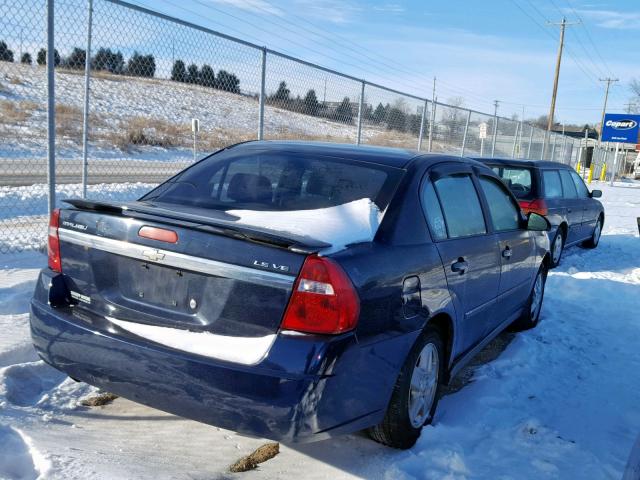 1G1ZT54815F334045 - 2005 CHEVROLET MALIBU LS ლურჯი ფოტო 4