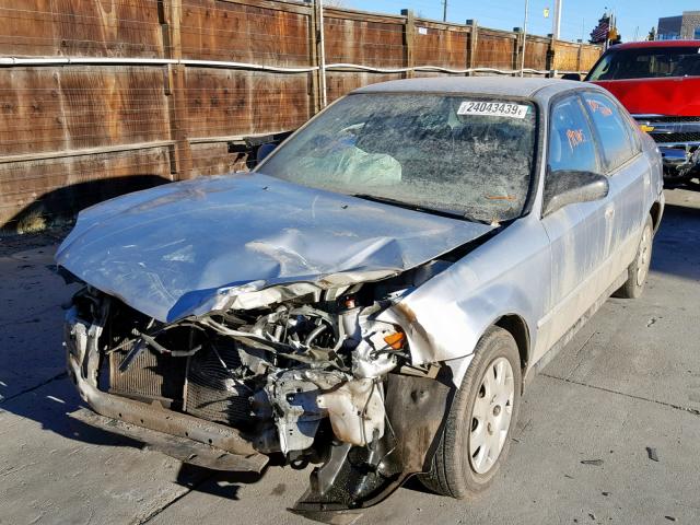 2HGEJ6618YH559925 - 2000 HONDA CIVIC BASE Gümüş foto 2