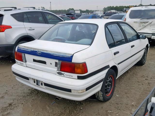 JT2EL43T6R0395320 - 1994 TOYOTA TERCEL DX WHITE photo 4