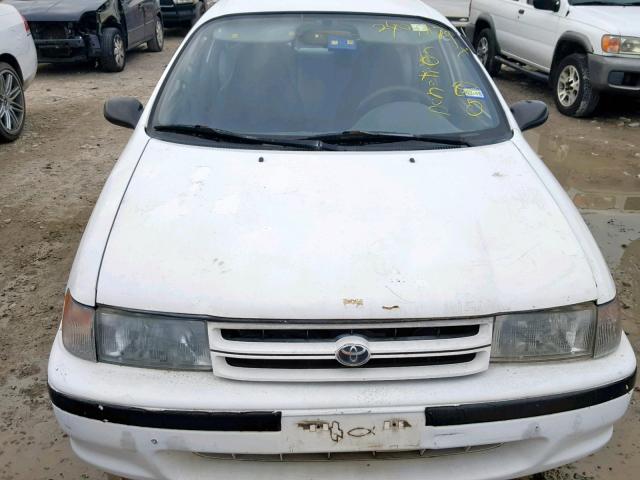 JT2EL43T6R0395320 - 1994 TOYOTA TERCEL DX WHITE photo 9