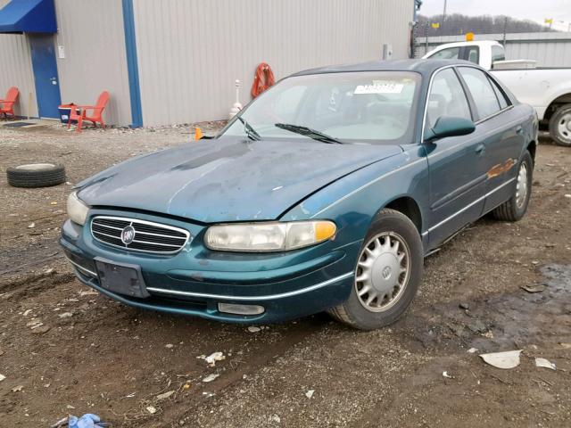 2G4WB52K7W1434988 - 1998 BUICK REGAL GREEN photo 2