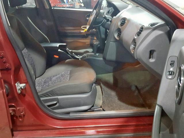 2G2WS522641129519 - 2004 PONTIAC GRAND PRIX BURGUNDY photo 5