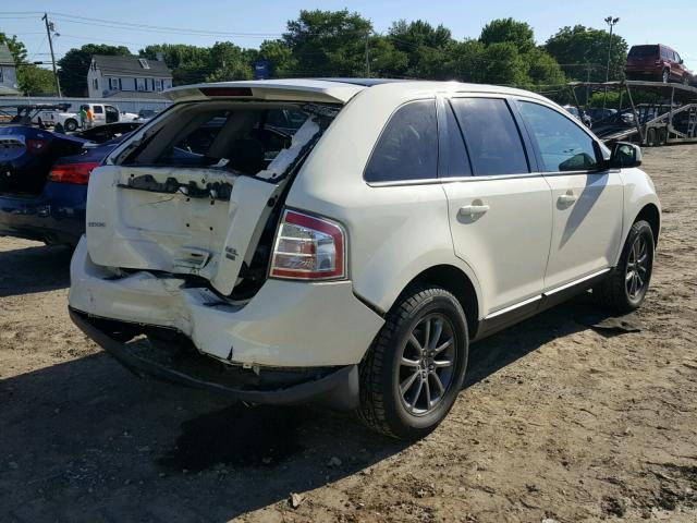 2FMDK48C68BB40058 - 2008 FORD EDGE SEL WHITE photo 4