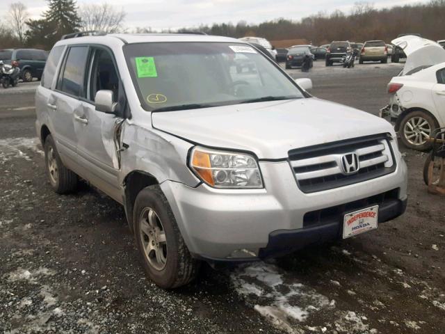 5FNYF18348B050726 - 2008 HONDA PILOT SE SILVER photo 1