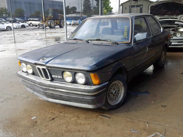 WBAAH3103C8402501 - 1982 BMW 3 SERIES BLACK photo 2