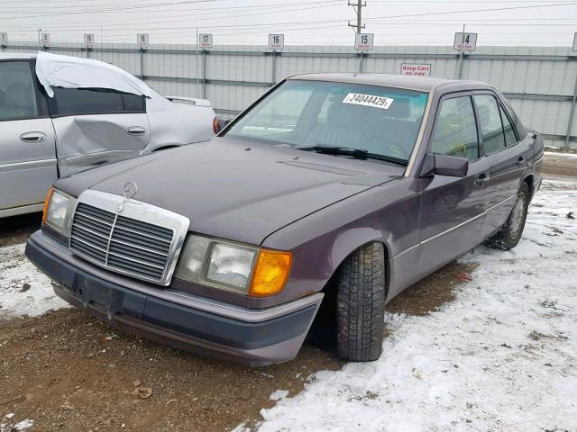 WDBEA26D4MB365525 - 1991 MERCEDES-BENZ 300 E 2.6 PURPLE photo 2