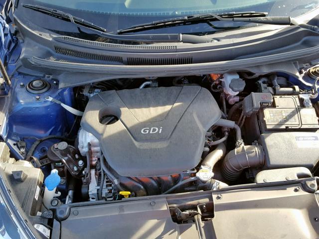 KMHTC6AD5HU314901 - 2017 HYUNDAI VELOSTER B BLUE photo 7