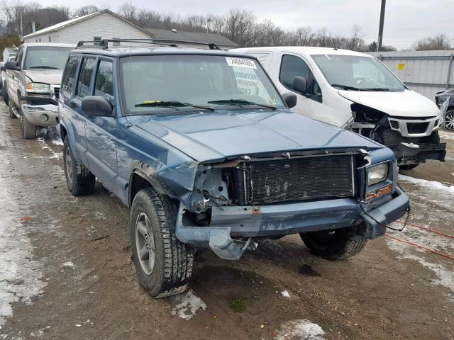 1J4FF68S3XL538650 - 1999 JEEP CHEROKEE S BLUE photo 1