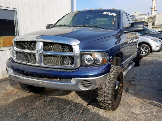 3D7MR48C55G708346 - 2005 DODGE RAM 3500 S BLUE photo 2