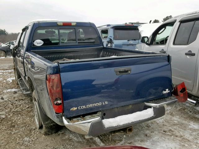 1GCDT198548176167 - 2004 CHEVROLET COLORADO BLUE photo 3