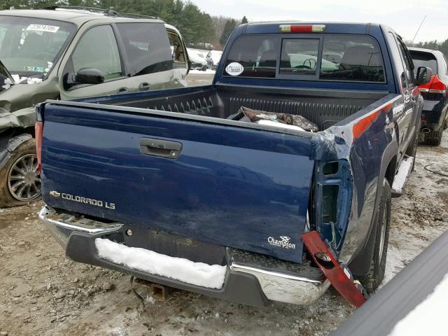 1GCDT198548176167 - 2004 CHEVROLET COLORADO BLUE photo 4