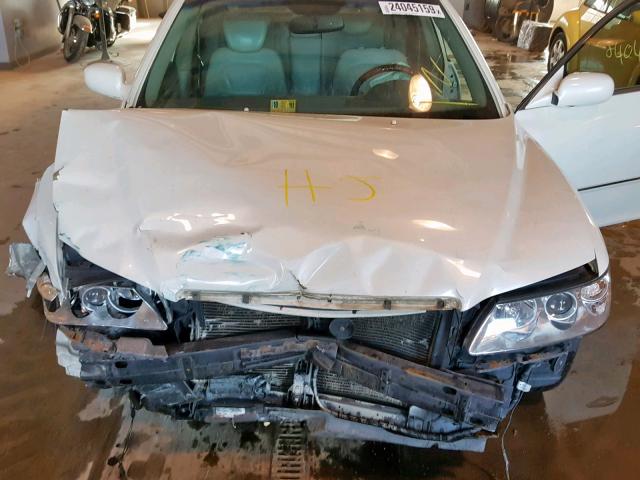 KMHFC46F56A104213 - 2006 HYUNDAI AZERA SE WHITE photo 7