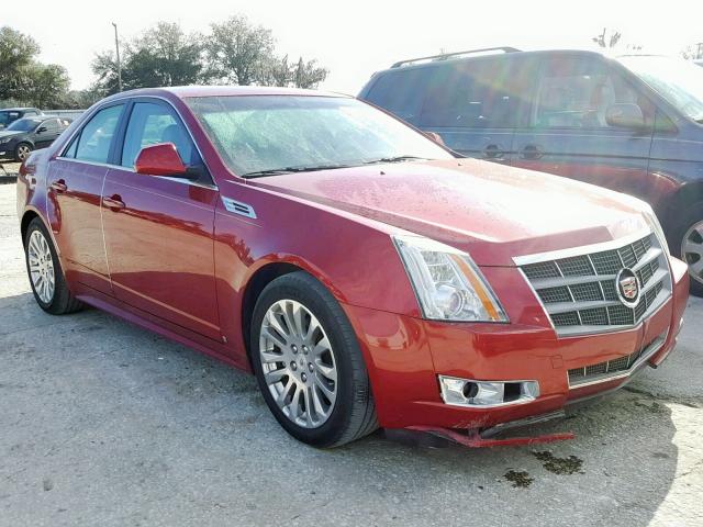 1G6DJ5EV4A0100817 - 2010 CADILLAC CTS PERFOR BURGUNDY photo 1