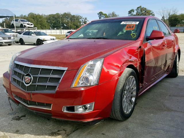 1G6DJ5EV4A0100817 - 2010 CADILLAC CTS PERFOR BURGUNDY photo 2