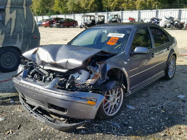 3VWSE69M85M025135 - 2005 VOLKSWAGEN JETTA GLI GRAY photo 2