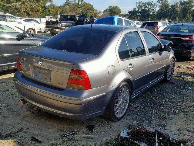 3VWSE69M85M025135 - 2005 VOLKSWAGEN JETTA GLI GRAY photo 4