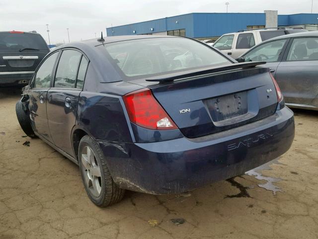 1G8AL55BX7Z139832 - 2007 SATURN ION LEVEL BLUE photo 3