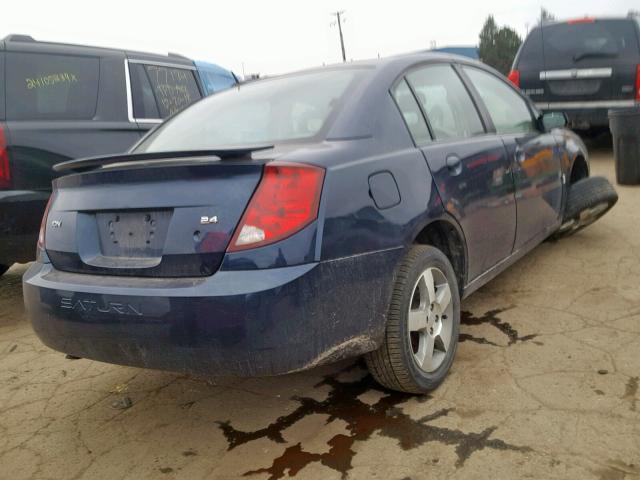 1G8AL55BX7Z139832 - 2007 SATURN ION LEVEL BLUE photo 4
