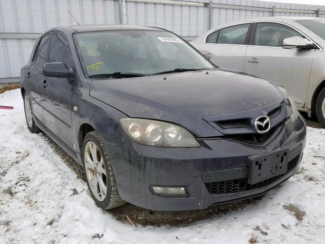 JM1BK343071662044 - 2007 MAZDA 3 HATCHBAC BLACK photo 1