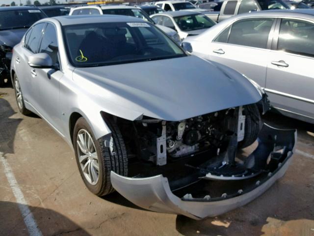 JN1BV7AP0FM352952 - 2015 INFINITI Q50 BASE SILVER photo 1