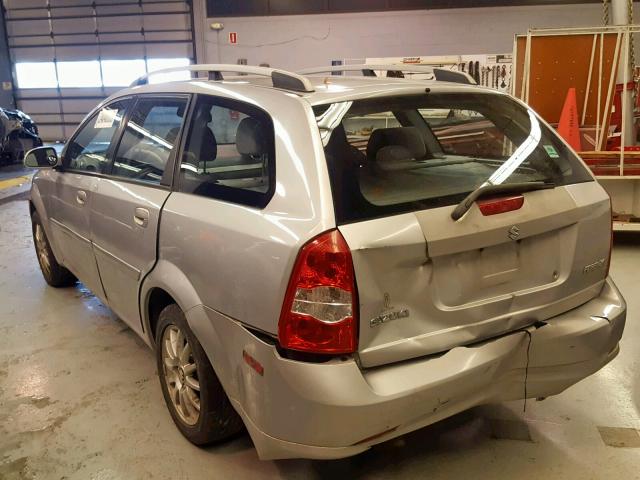 KL5JJ86Z95K099165 - 2005 SUZUKI FORENZA LX SILVER photo 3