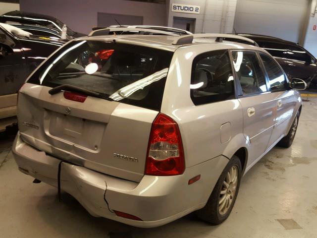 KL5JJ86Z95K099165 - 2005 SUZUKI FORENZA LX SILVER photo 4