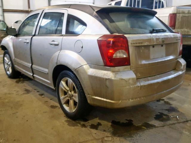 1B3CB4HA4BD294396 - 2011 DODGE CALIBER SX SILVER photo 3