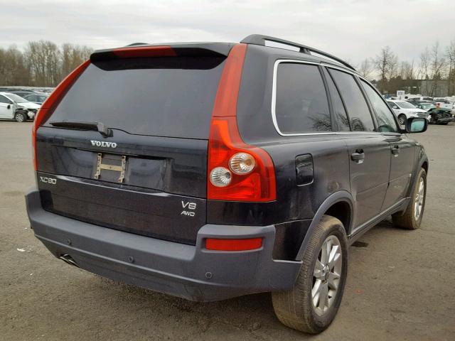 YV4CZ852161258670 - 2006 VOLVO XC90 V8 BLACK photo 4