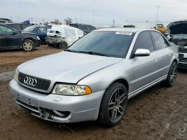 WAURD68DX1A002093 - 2001 AUDI S4 2.7 QUA SILVER photo 2