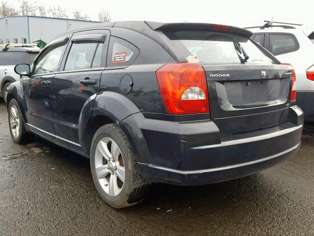 1B3CB4HA6AD534109 - 2010 DODGE CALIBER SX BLACK photo 3