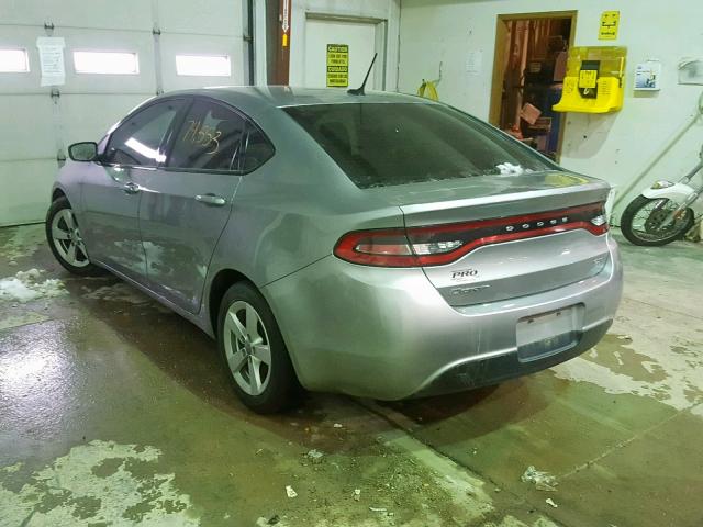 1C3CDFBB4FD373616 - 2015 DODGE DART SXT GRAY photo 3