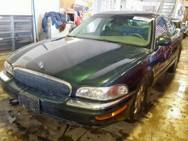 1G4CW54K914171453 - 2001 BUICK PARK AVENU GREEN photo 2