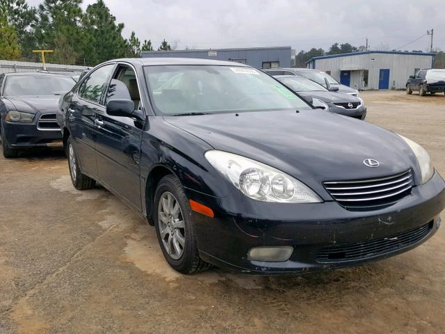 JTHBF30GX36001839 - 2003 LEXUS ES 300 BLACK photo 1