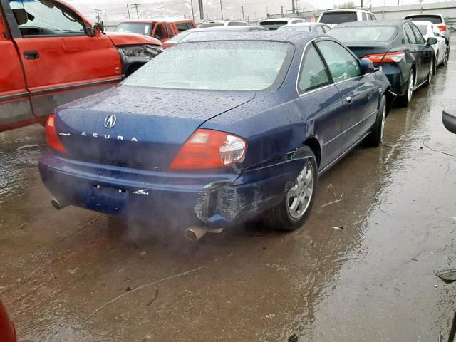 19UYA42491A034376 - 2001 ACURA 3.2CL BLUE photo 4