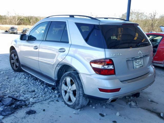 4JGBB86E19A507531 - 2009 MERCEDES-BENZ ML 350 SILVER photo 3