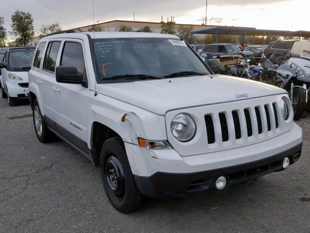 1C4NJPFA9ED513422 - 2014 JEEP PATRIOT LA WHITE photo 1