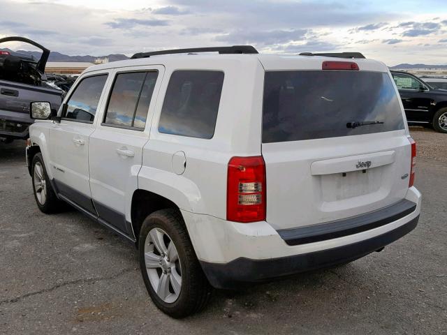 1C4NJPFA9ED513422 - 2014 JEEP PATRIOT LA WHITE photo 3