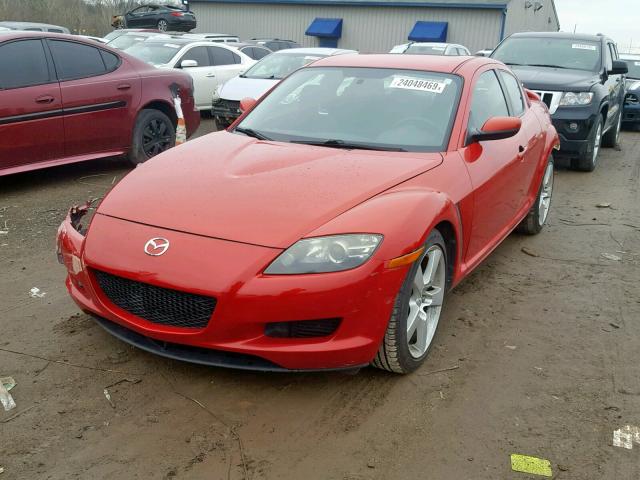 JM1FE173260203644 - 2006 MAZDA RX8 RED photo 2