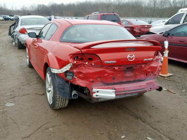 JM1FE173260203644 - 2006 MAZDA RX8 RED photo 3