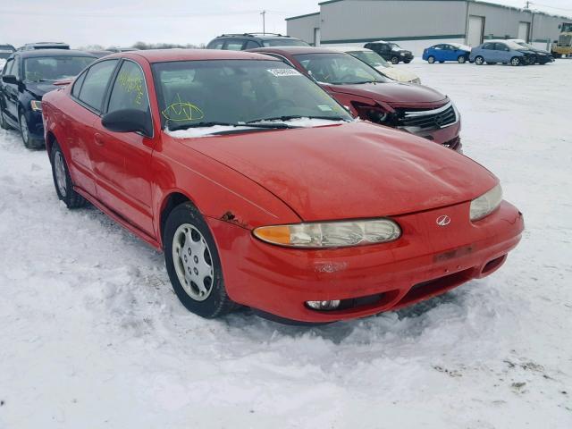 1G3NL52EX3C253543 - 2003 OLDSMOBILE ALERO GL RED photo 1