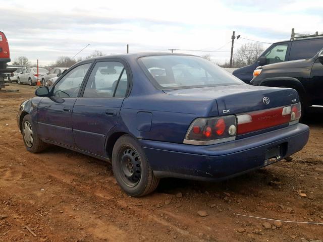 1NXBB02E9VZ569260 - 1997 TOYOTA COROLLA DX BLUE photo 3